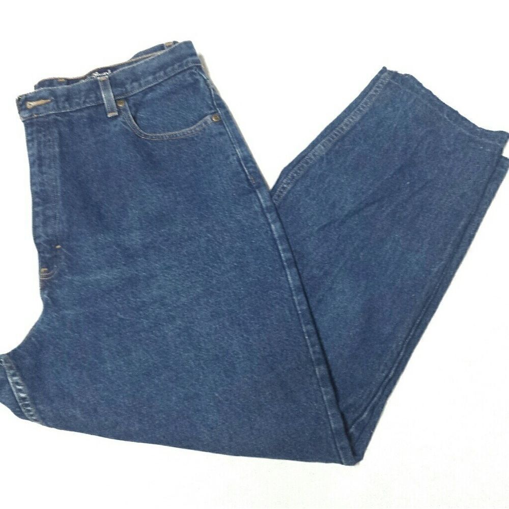 Vtg Ultra High Rise Raw Cut Jeans Eddie Bauer 20